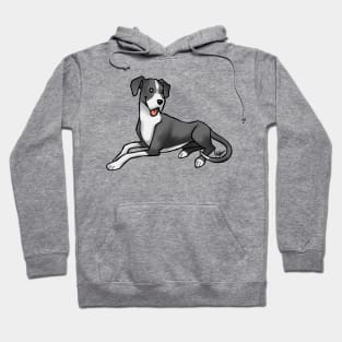 Dog - Great Dane - Mantle Natural Ears Hoodie